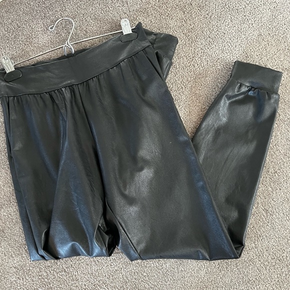 Commando faux leather joggers. Like new! - Picture 3 of 3